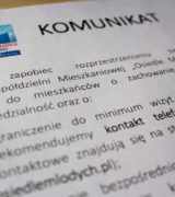 Ograniczmy kontakt bezpośredni! – apel Zarządu Spółdzielni