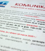 Kolejne kroki w walce z koronawirusem